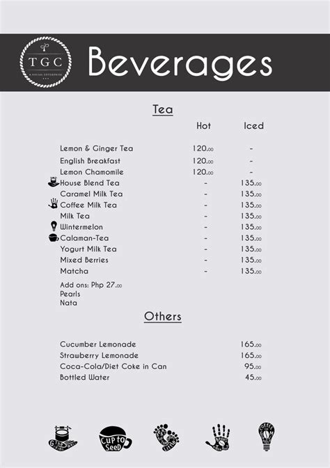 the giving cafe menu|The Giving Cafe Menu — thevault.ph.